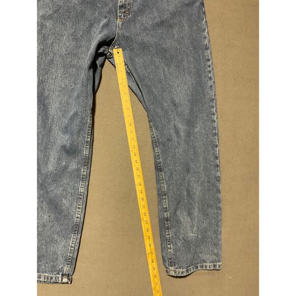 Wrangler Relaxed Fit Jeans 38x32 Made in Mexico 100% Cotton Denim - Picture 2 of 6